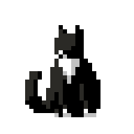 pixel cat mascot